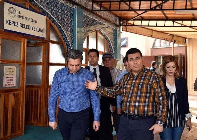 Başkan T&uuml;t&uuml;nc&uuml;. Hizmet Binasını İnceledi 1