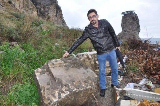 Bartın da Moloz D&ouml;k&uuml;len Alanda Tarihi Kalıntılar Bulundu 3