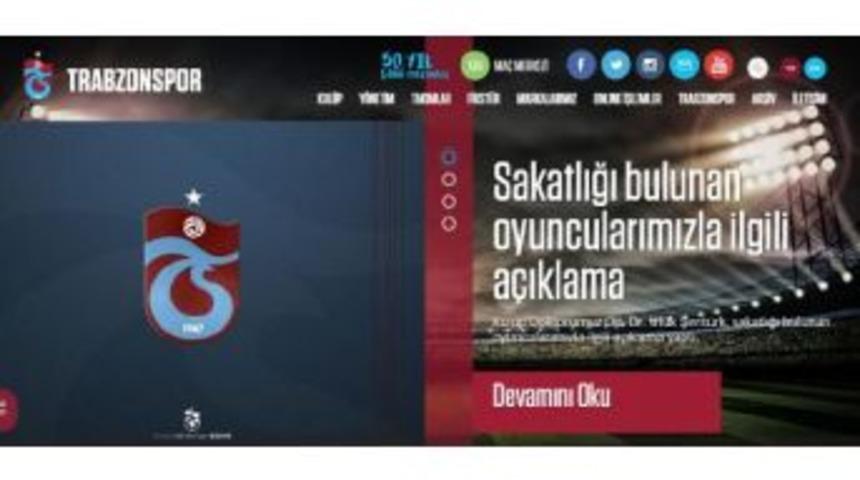 Trabzonspor'dan Sakatlık A&ccedil;ıklaması