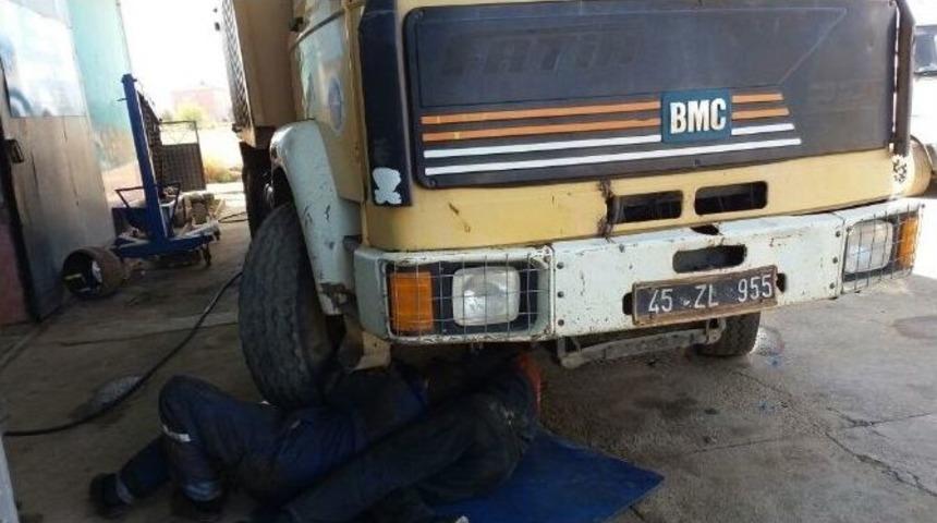 Onlarca Aracın Bakımı Yapılıyor