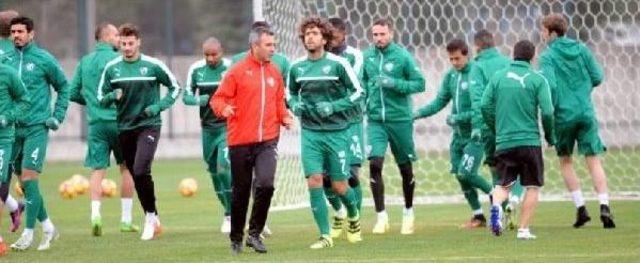 Bursaspor’Da Neşeli Çalışma