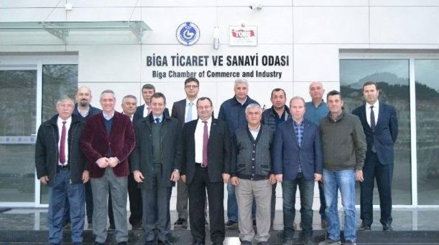 Biga Ticaret Borsası&rsquo;ndan Biga Tso&rsquo;ya Ziyaret
