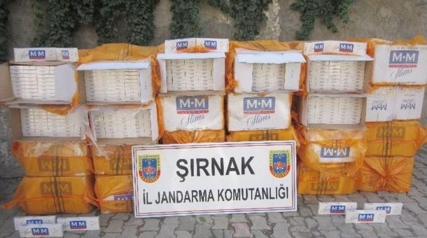 Şırnak&rsquo;ta 206 Bin 685 Paket Ka&ccedil;ak Sigara Ele Ge&ccedil;irildi