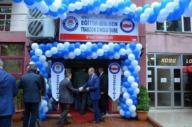 Memur-sen Konfederasyonu’na Bağlı Eğitim-bir-sen Trabzon 2 Nolu Şube Açıldı