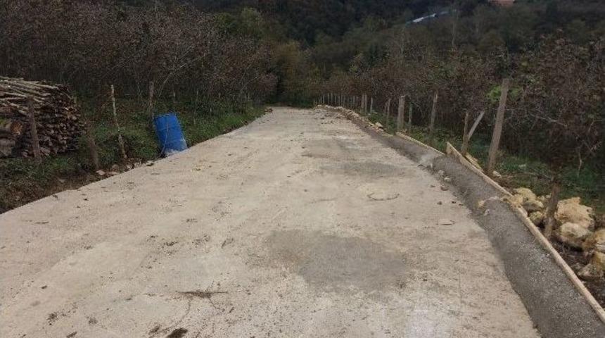 Fatsa Belediyesi&rsquo;nden Kırsalda Yol &Ccedil;alışması