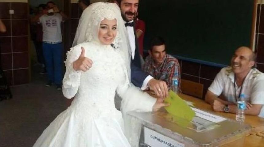 Gelinliği Ile Oy Veren Ak Parti&rsquo;Li Eski Y&ouml;netici Yaşamını Yitirdi