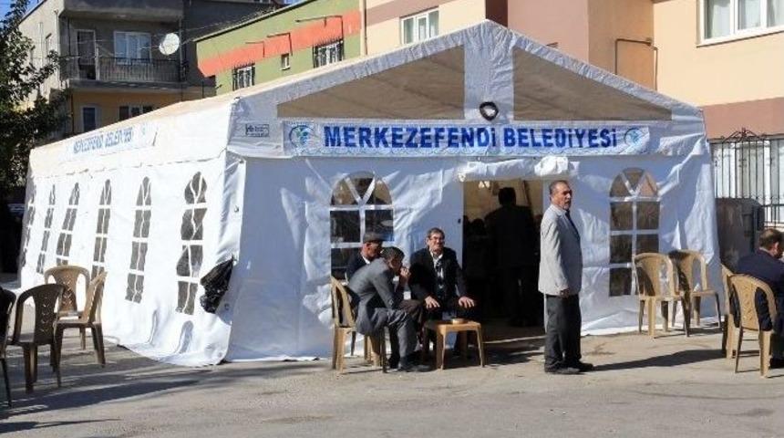 Merkezefendi Belediyesi&rsquo;nden Taziye &Ccedil;adırı