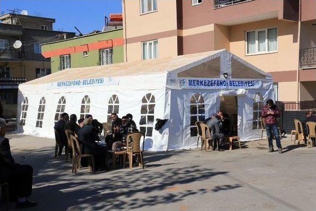 Merkezefendi Belediyesi’nden Taziye Çadırı