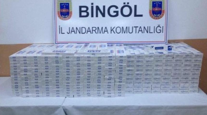 Şırnak Ve Bing&ouml;l'de 837 Bin Lira Değerinde Ka&ccedil;ak Sigara Ele Ge&ccedil;irildi