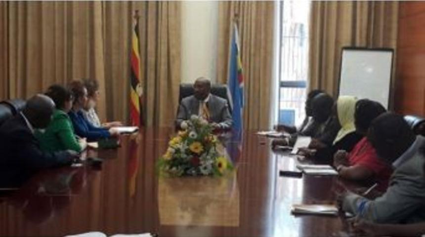 Sankon Genel Başkanı Atasoy, Uganda Başbakanı Rugunda&rsquo;yı Ziyaret Etti