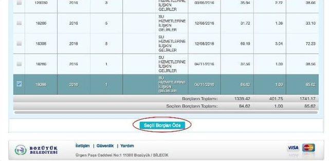 İnternet Sitesinden &Ouml;deme Kolaylığı 1