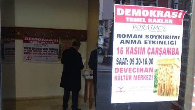 Edirne de  roman Soykırımı Anma G&uuml;n&uuml;  Etkinliği 3