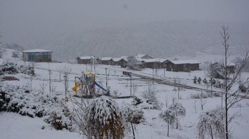 Niksar&rsquo;da &Ccedil;ami&ccedil;i Yaylası Beyaza B&uuml;r&uuml;nd&uuml;