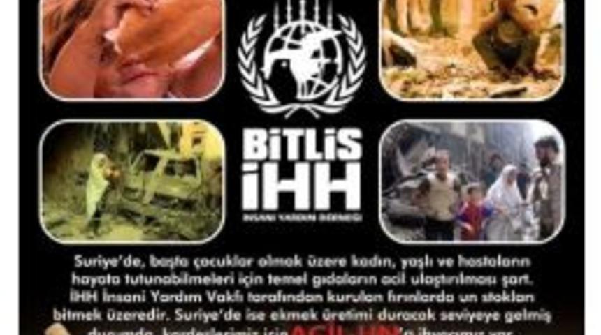 Suriyeliler İ&ccedil;in &ldquo;un Bağışı&rdquo; Kampanyası