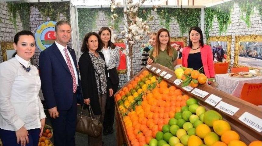 Y&uuml;reğir Ovası&rsquo;nda Yetişen &Uuml;r&uuml;nler Fuarda G&ouml;r&uuml;c&uuml;ye &Ccedil;ıktı