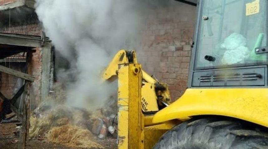 &Ccedil;ankırı&rsquo;da Yangın