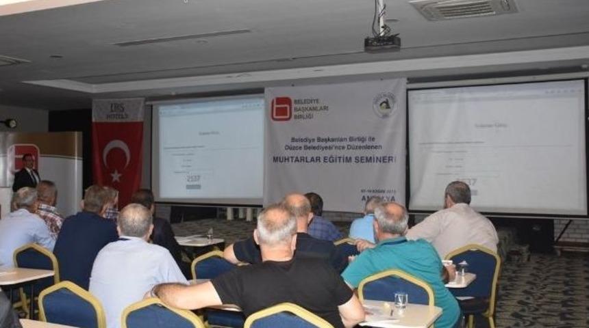 Muhtarlar &ldquo;mbs&rdquo; Ağına Ge&ccedil;ti