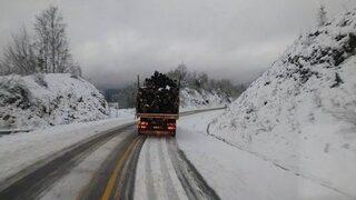 Cide’de Yılın İlk Karı