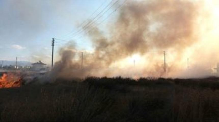 Burhaniye’de Yangın