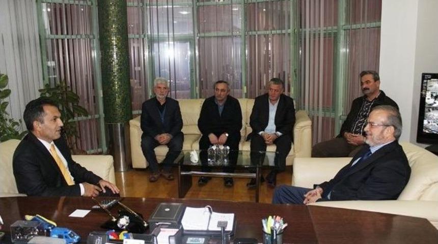 Emniyet M&uuml;d&uuml;r&uuml; H&uuml;seyin Deniz&rsquo;den Dtso&rsquo;ya İadeyi Ziyaret