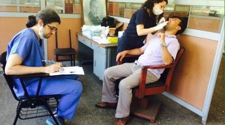 Be&uuml; Diş Hekimliği Fak&uuml;ltesi&rsquo;nden Madencilere Diş Taraması