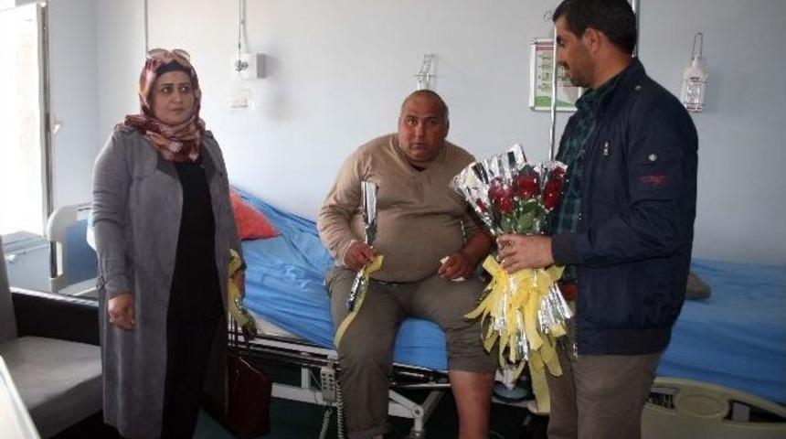 Ak Partili Biter&rsquo;den Hastalara Moral Ziyareti