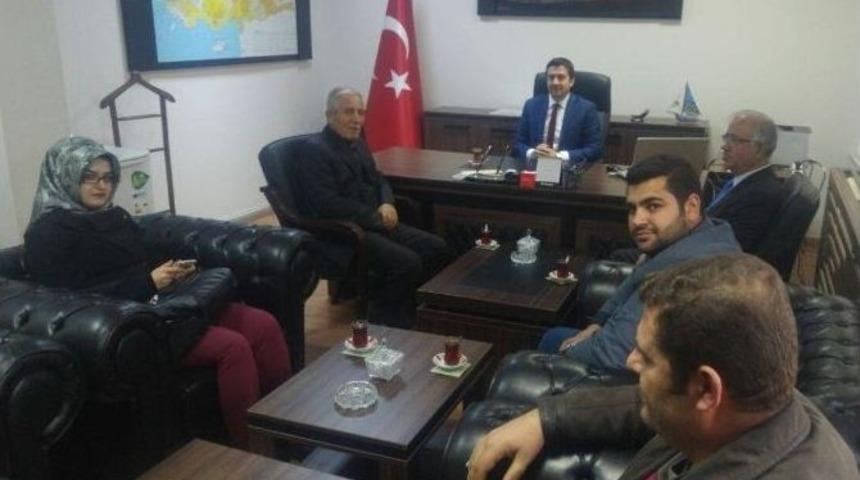 Ak Parti Heyetinden Kaymakam Evlice&rsquo;ye Taziye Ziyareti