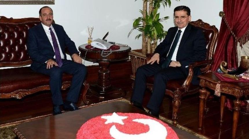 Başkan Duruay, Vali Topaca’yı Ziyaret Etti