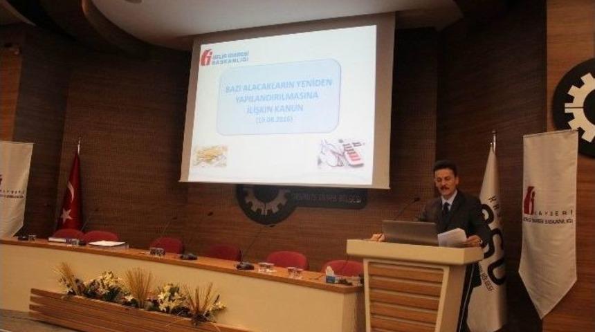 Kosb’da ’6736 Sayılı Kanun’ Anlatıldı