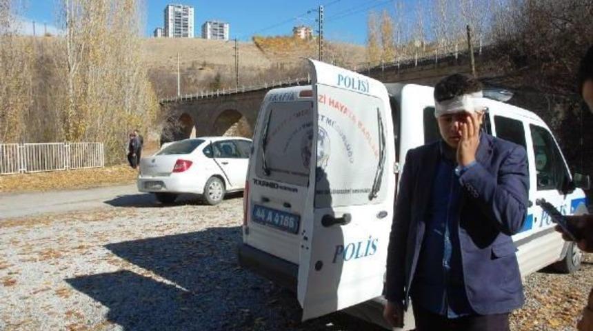 Kayısı Bah&ccedil;esine U&ccedil;an Ara&ccedil;ta S&uuml;r&uuml;c&uuml; Yaralandı