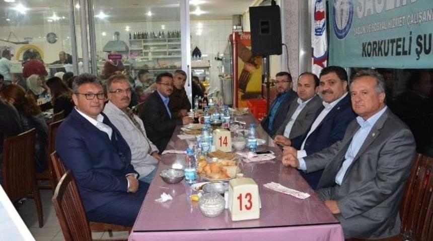 Sağlık-sen Korkuteli Temsilciliğinden Kaynaşma Yemeği