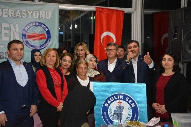 Sağlık-sen Korkuteli Temsilciliğinden Kaynaşma Yemeği 1