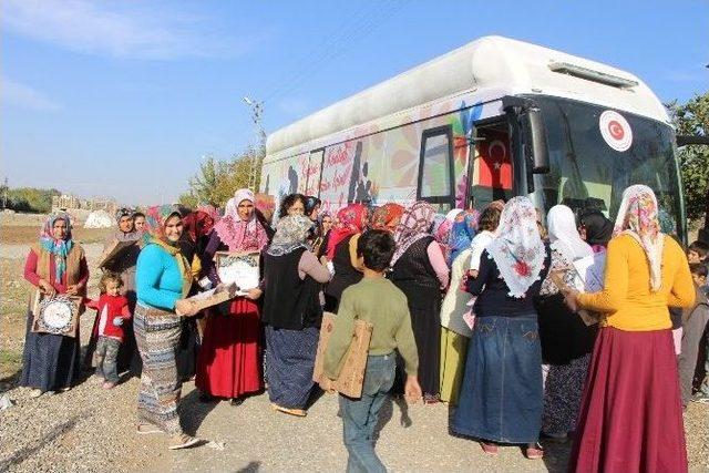 Kahta’da Kendine Ve Kentine Duyarlı Kadın İçin Mobil Okul Projesi Uygulandı