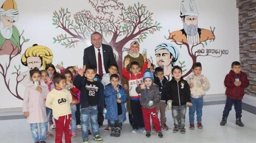 Miniklerden Başkan Amcalarına Ziyaret