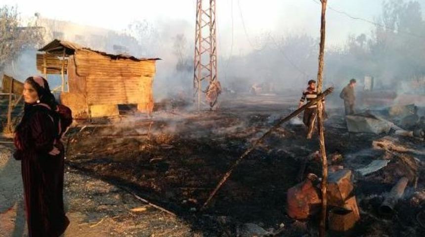 Tarım Işçilerinin Çadırları Yandı