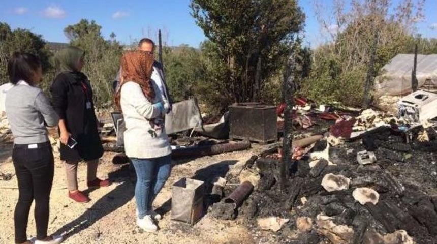Barakada &Ccedil;ıkan Yangında Yaşlı Kadın &Ouml;ld&uuml;, Eşi Ağır Yaralı