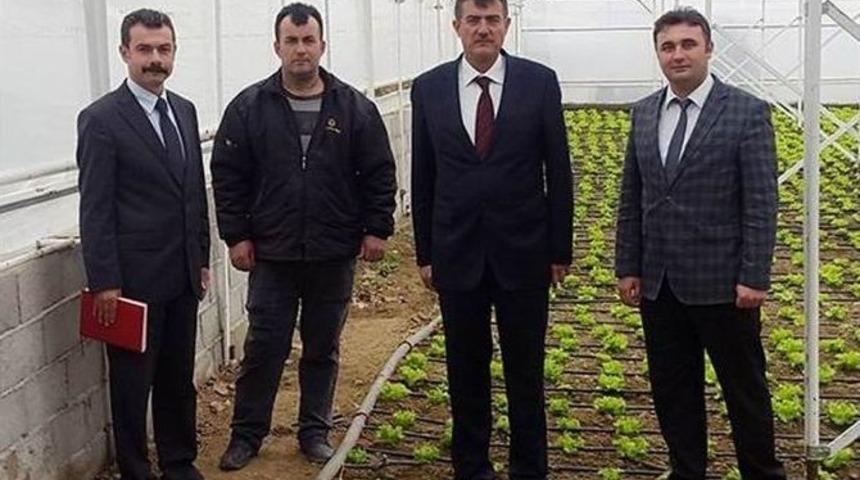 Kaymakam Atılkan, Gen&ccedil; &Ccedil;ift&ccedil;i Projelerini Yerinde İnceledi