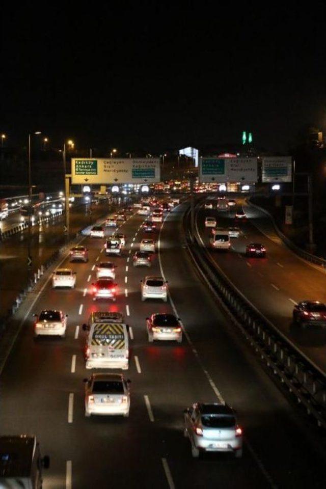 İstanbul'da Trafik Yoğunluğu...