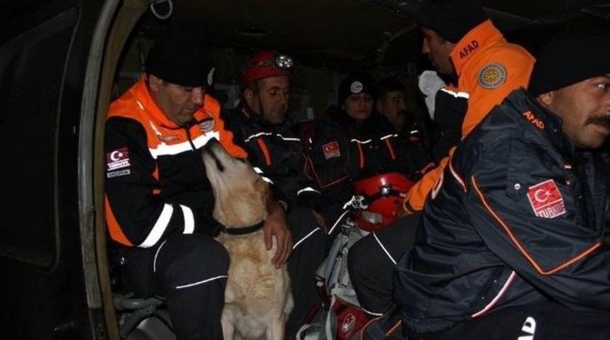 Erzurum Afad, Göçük Bölgesine Uçtu