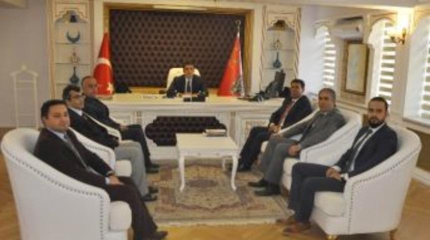 Mmo Konya Şubesi&rsquo;nden Emniyet M&uuml;d&uuml;r&uuml; Yaman&rsquo;a Ziyaret