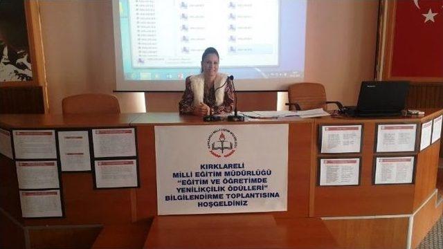 Eğitim Ve Öğretimde Yenilikçilik Ödülleri Bilgilendirme Toplantıları