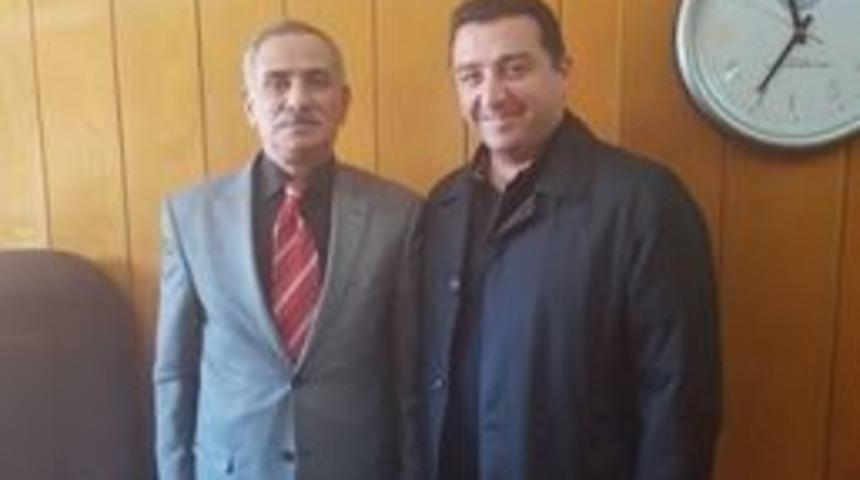 Belediye Başkanı Fatih Bakıcı, Vergi Dairesi M&uuml;d&uuml;r&uuml; Kanar&rsquo;ı Ziyaret Etti