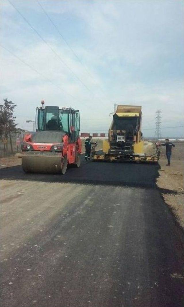 Marmaraereğlisi’nde Asfaltlama Çalışmaları