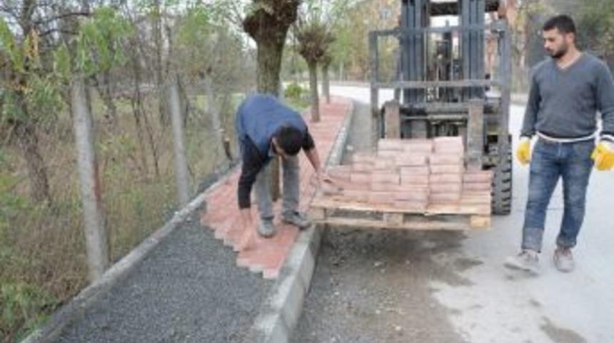 Kartepe&rsquo;de Kaldırım &Ccedil;alışmaları