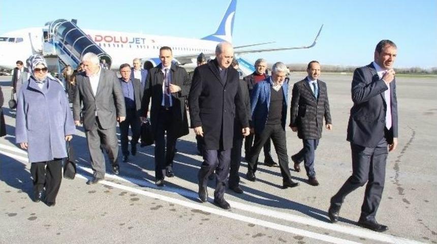 Numan Kurtulmuş Samsun&rsquo;dan Ordu&rsquo;ya Gitti