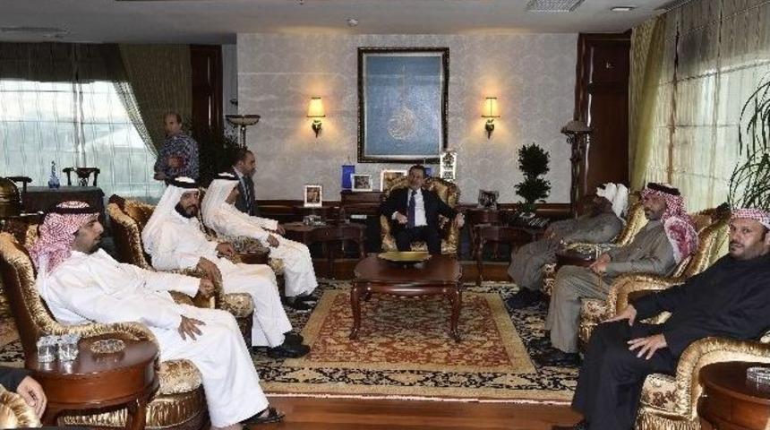 G&ouml;k&ccedil;ek&rsquo;e Katar Heyetinden Ziyaret