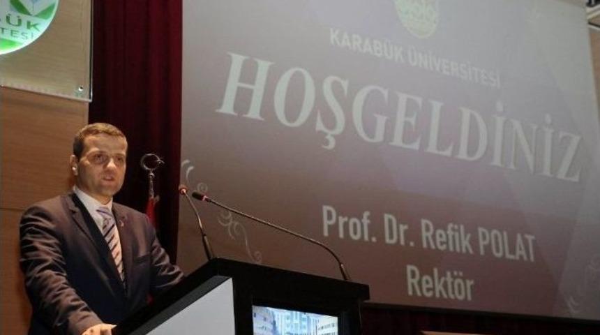 Karab&uuml;k &Uuml;niversitesinde "hoca Ahmet Yesevi" Paneli