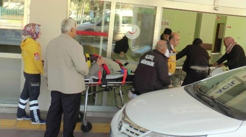 K&ouml;peğin Saldırdığı Engelli Vatandaş Motosikletiyle Kaza Yaptı