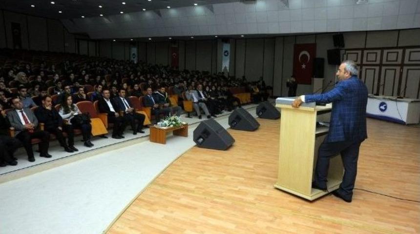 Rekt&ouml;r Battal Lise &Ouml;ğrencileriyle Buluştu