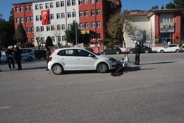 Bilecik’te Trafik Kazası, 1 Yaralı